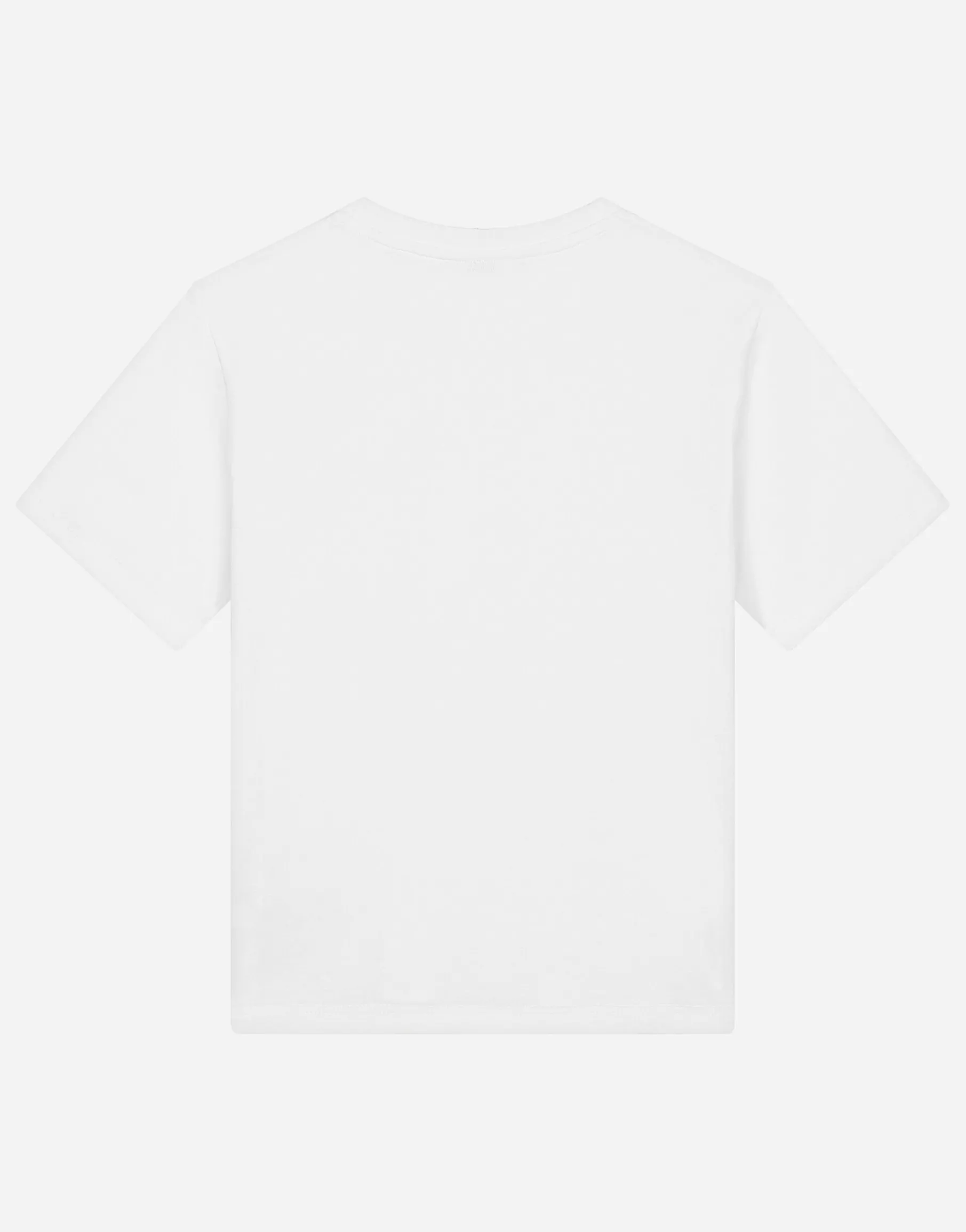Jersey T-shirt with logo tag