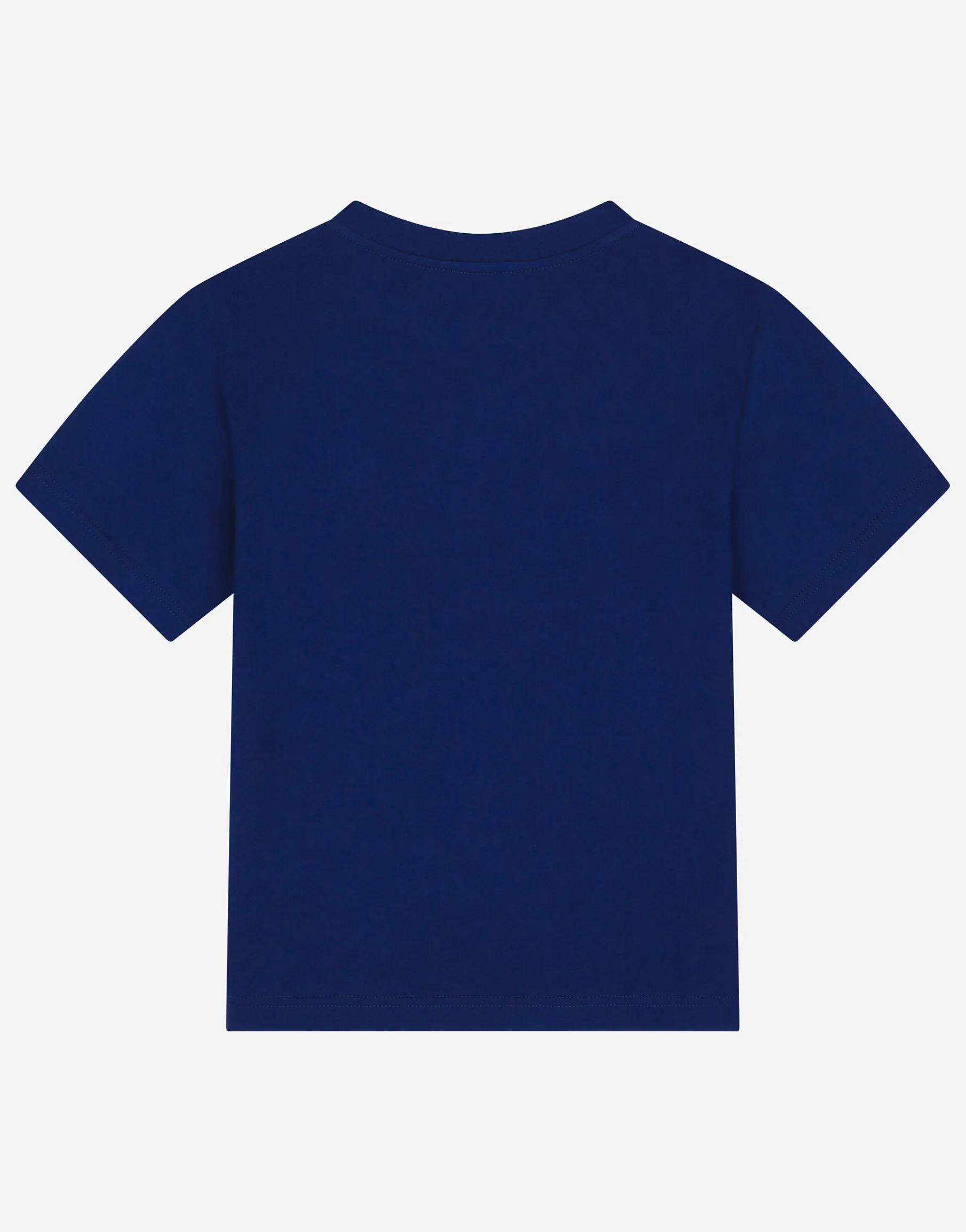 Jersey T-shirt with logo tag
