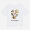 Jersey T-shirt with mixed floral print