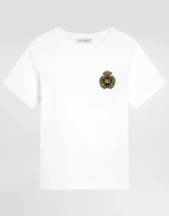Jersey T-shirt with patch