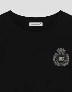 Jersey T-shirt with patch