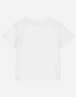 Jersey T-shirt with tulip print