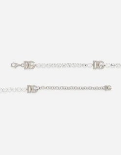 KIM DOLCE&GABBANA Belt with rhinestone embellishment and DG logo