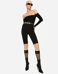 KIM DOLCE&GABBANA Chain belt with DG multi-logo