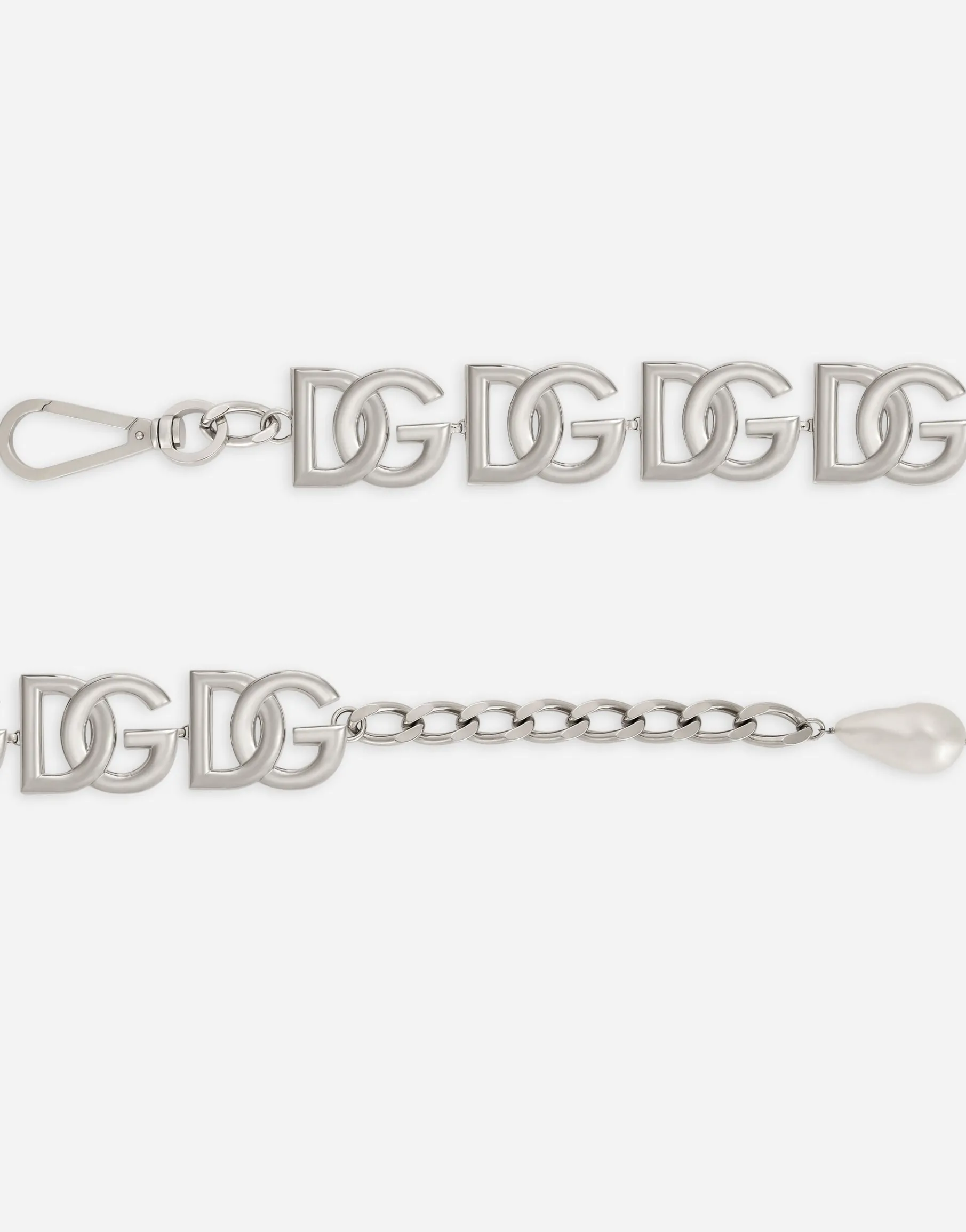 KIM DOLCE&GABBANA Chain belt with DG multi-logo