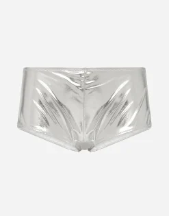 KIM DOLCE&GABBANA Coated stretch jersey high-waisted panties