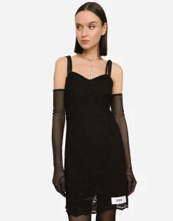 KIM DOLCE&GABBANA Cordonetto lace minidress