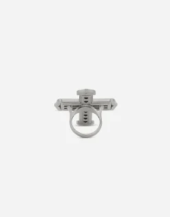 KIM DOLCE&GABBANA Cross ring with rhinestones