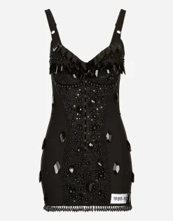 KIM DOLCE&GABBANA Embroidered minidress