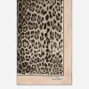 KIM DOLCE&GABBANA Leopard-print twill scarf (90 x 90)