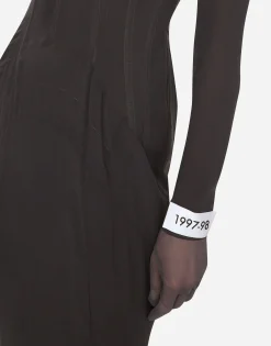 KIM DOLCE&GABBANA Long georgette dress