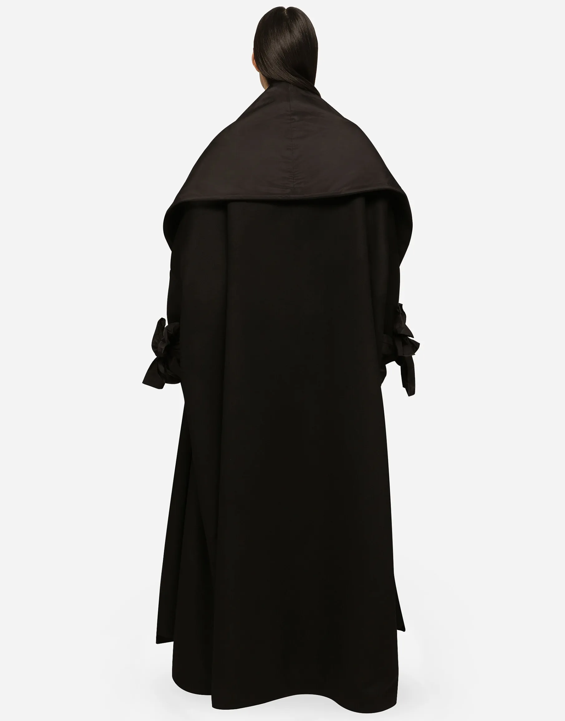 KIM DOLCE&GABBANA Long wool and cashmere coat