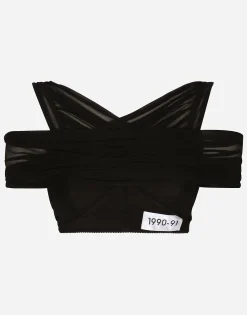 KIM DOLCE&GABBANA Organzine top