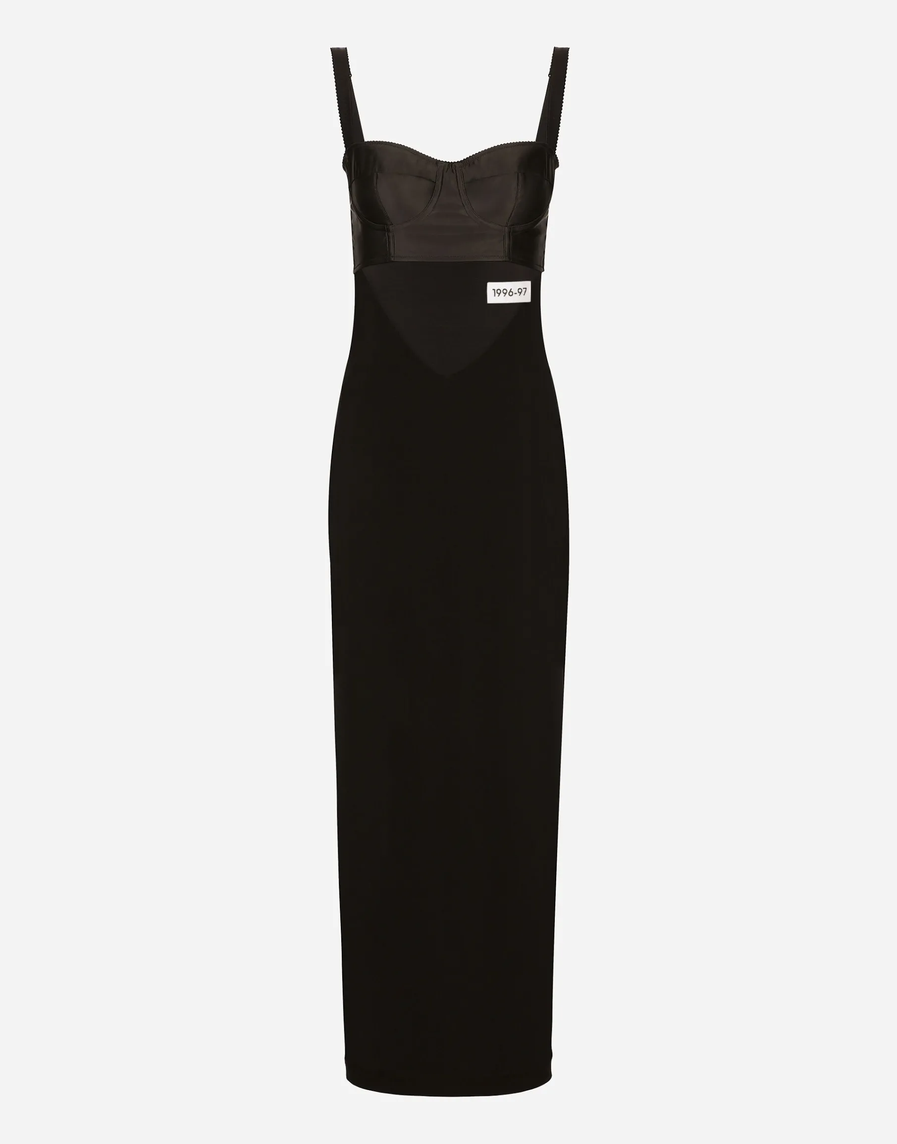 KIM DOLCE&GABBANA Organzine calf-length corset dress