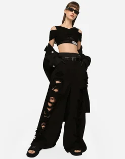 KIM DOLCE&GABBANA Organzine top