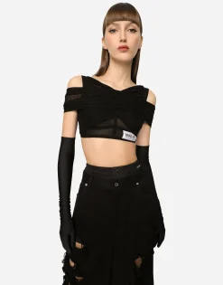 KIM DOLCE&GABBANA Organzine top