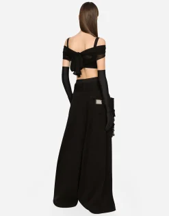 KIM DOLCE&GABBANA Organzine top