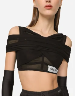 KIM DOLCE&GABBANA Organzine top