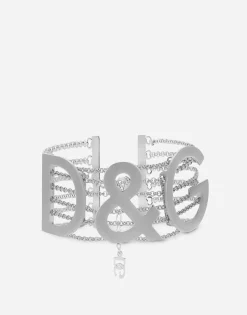 KIM DOLCE&GABBANA Semi-rigid “D&G” multi-chain choker