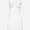 KIM DOLCE&GABBANA Stretch satin minidress