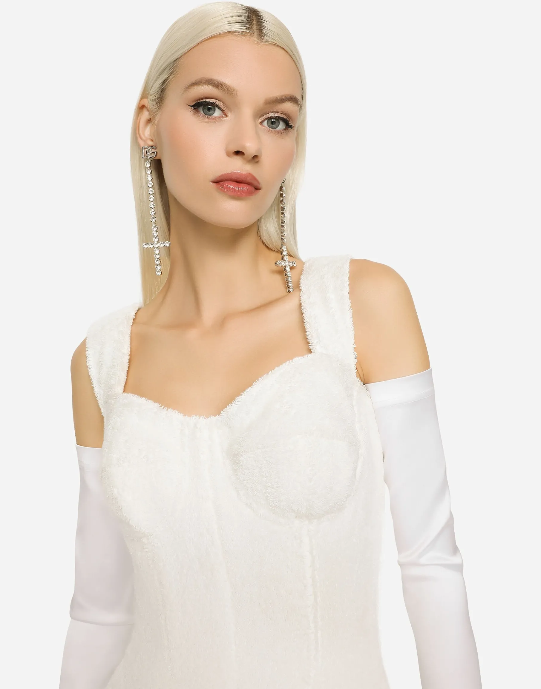 KIM DOLCE&GABBANA Terrycloth minidress