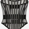 KIM DOLCE&GABBANA Tulle corset belt with boning
