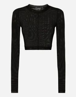 KIM DOLCE&GABBANA Tulle top