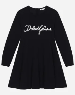 Knit dress with Dolce&Gabbana logo