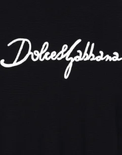 Knit dress with Dolce&Gabbana logo