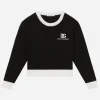 Knit pullover with DG logo