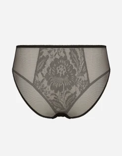 Lace and tulle panties