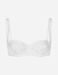 Lace balconette bra