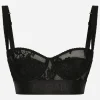 Lace balconette bra