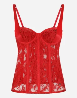 Lace lingerie corset
