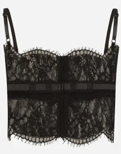 Lace lingerie top