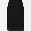 Lace midi skirt