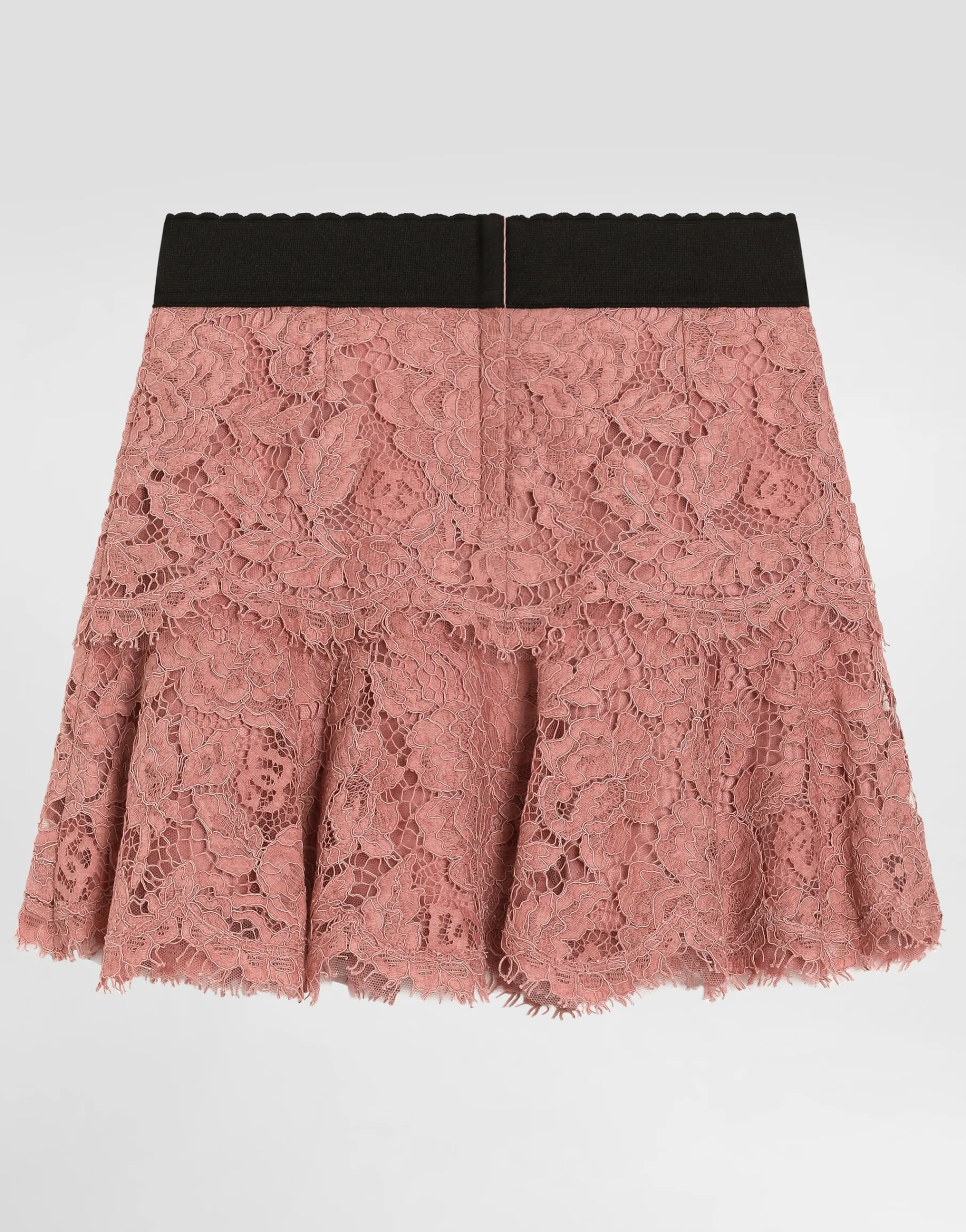 Lace skirt with DG logo