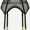 Lace suspender belt