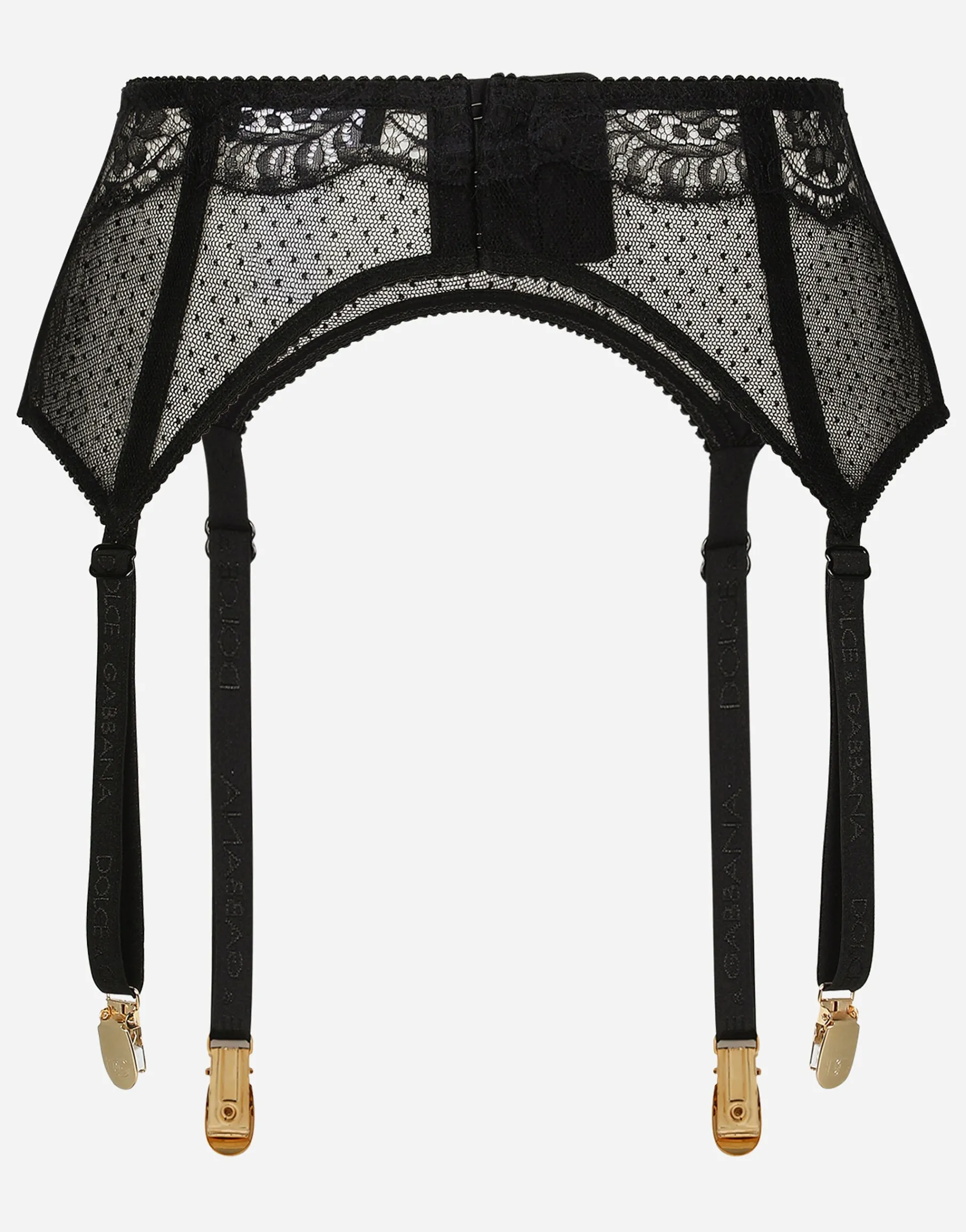 Lace suspender belt