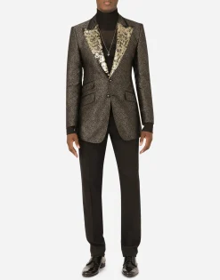 Lamé jacquard Beat-fit jacket