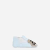 Lambskin low-top sneakers with leopard detail