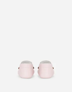 Lambskin low-top sneakers with leopard detail