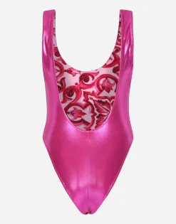 Laminated racing swimsuit