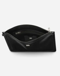 Large calfskin pouch