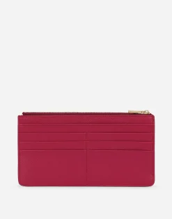 Large Dauphine calfskin card holder