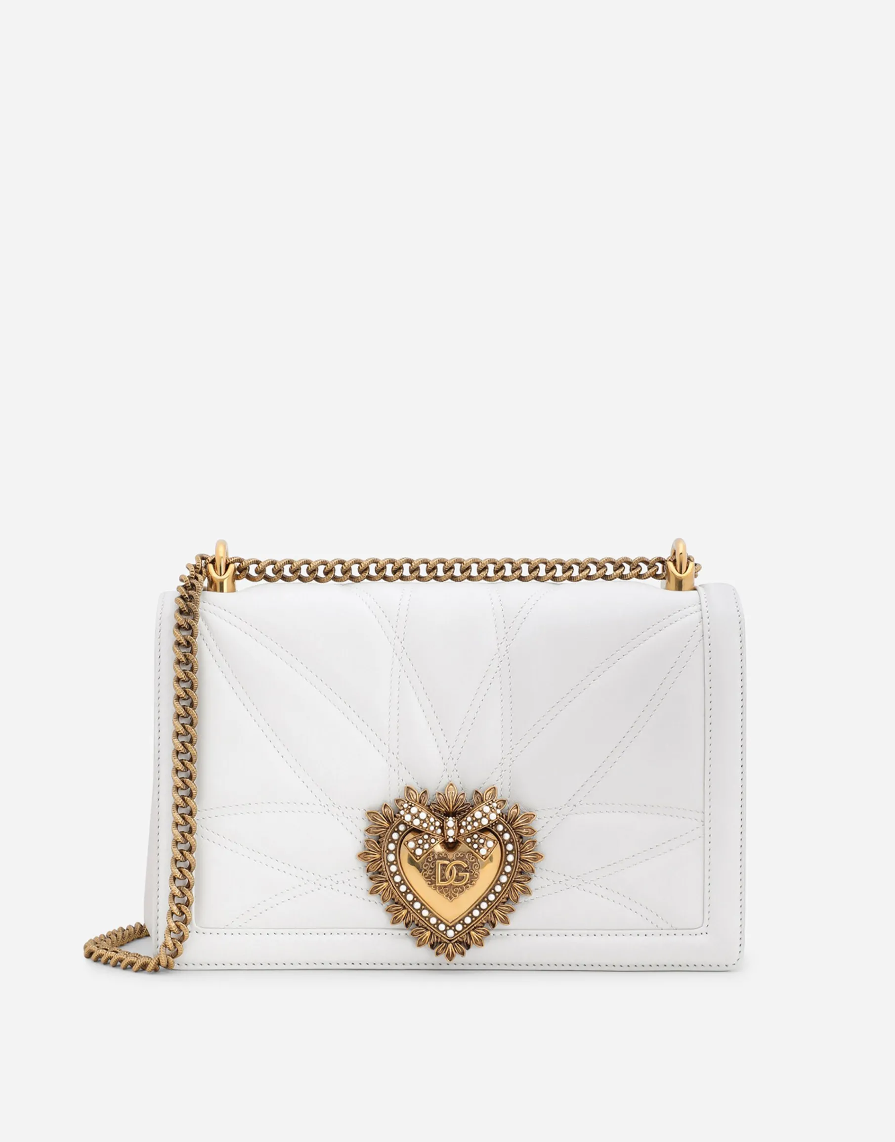 Large Devotion bag in quilted nappa leather