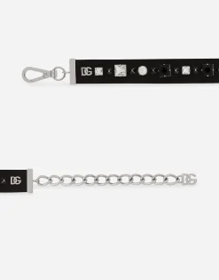 Leather and brass belt
