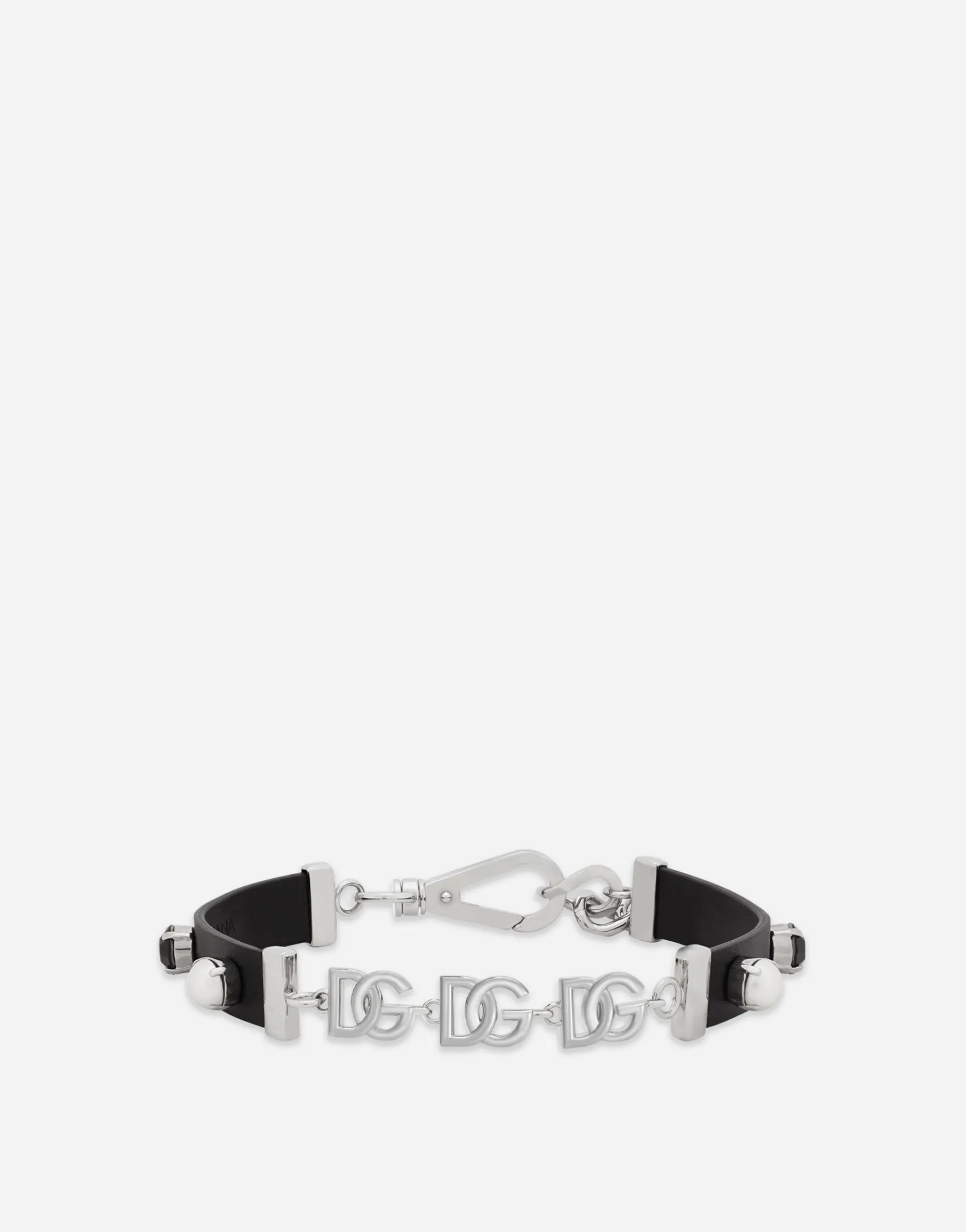 Leather and brass choker