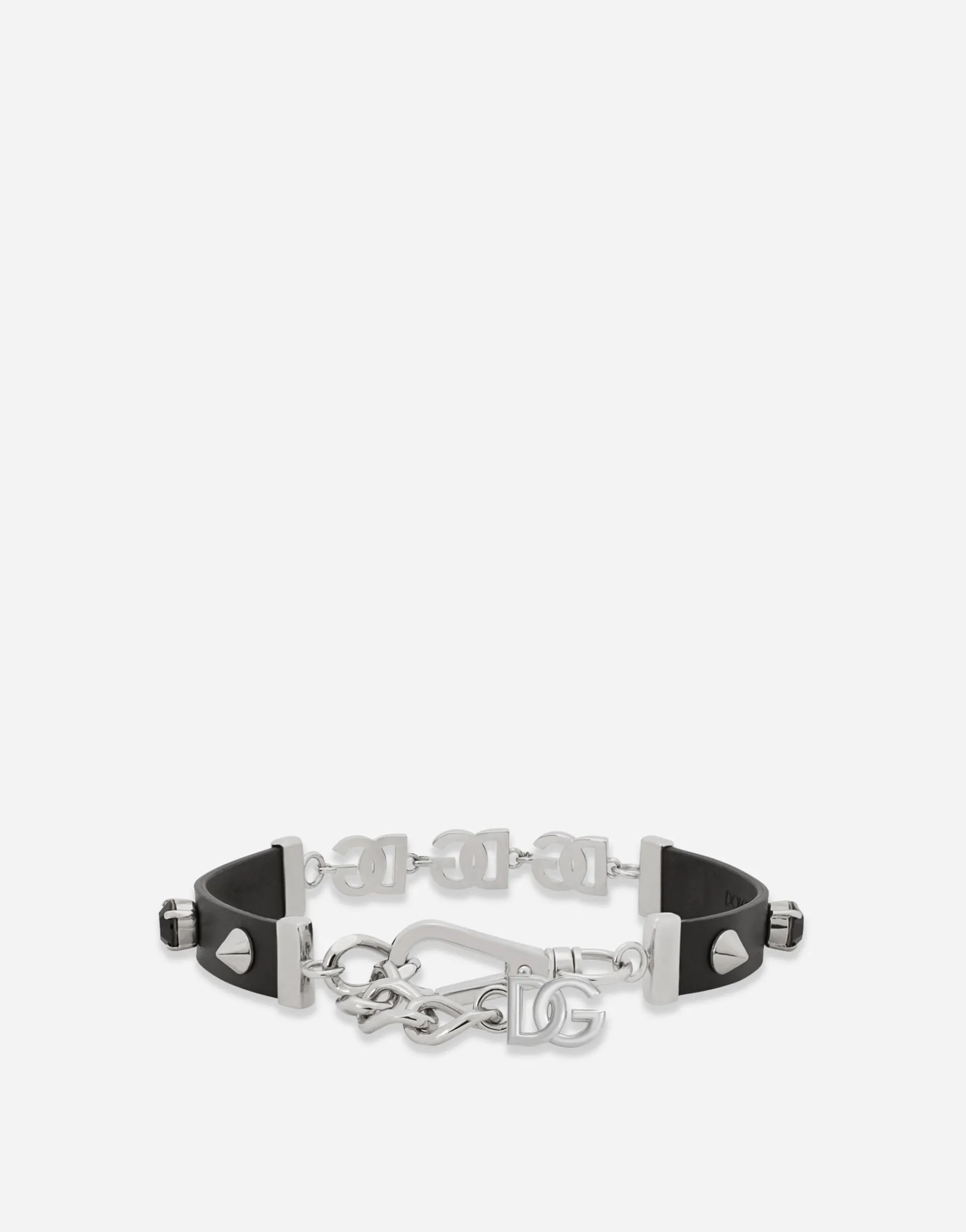 Leather and brass choker