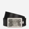Leather belt